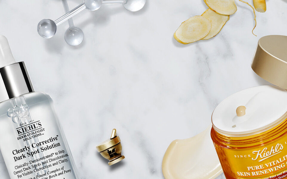 Banner de cuidado de la piel de Kiehl's 8