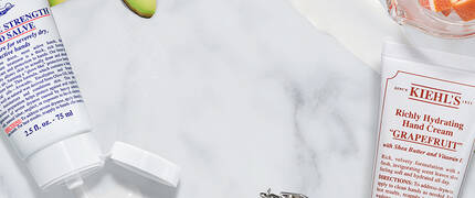 Banner de cremas y tratamientos para manos.