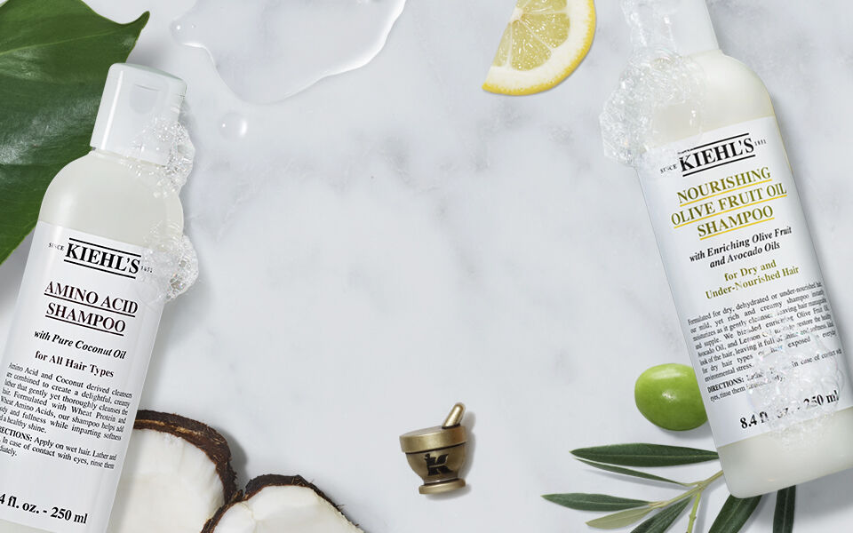 Banner de aminoacidos para el cabello en Kiehl's