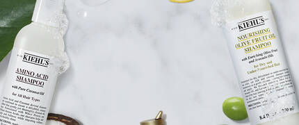 Banner de aminoacidos para el cabello en Kiehl's