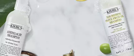 Banner de aminoacidos para el cabello en Kiehl's