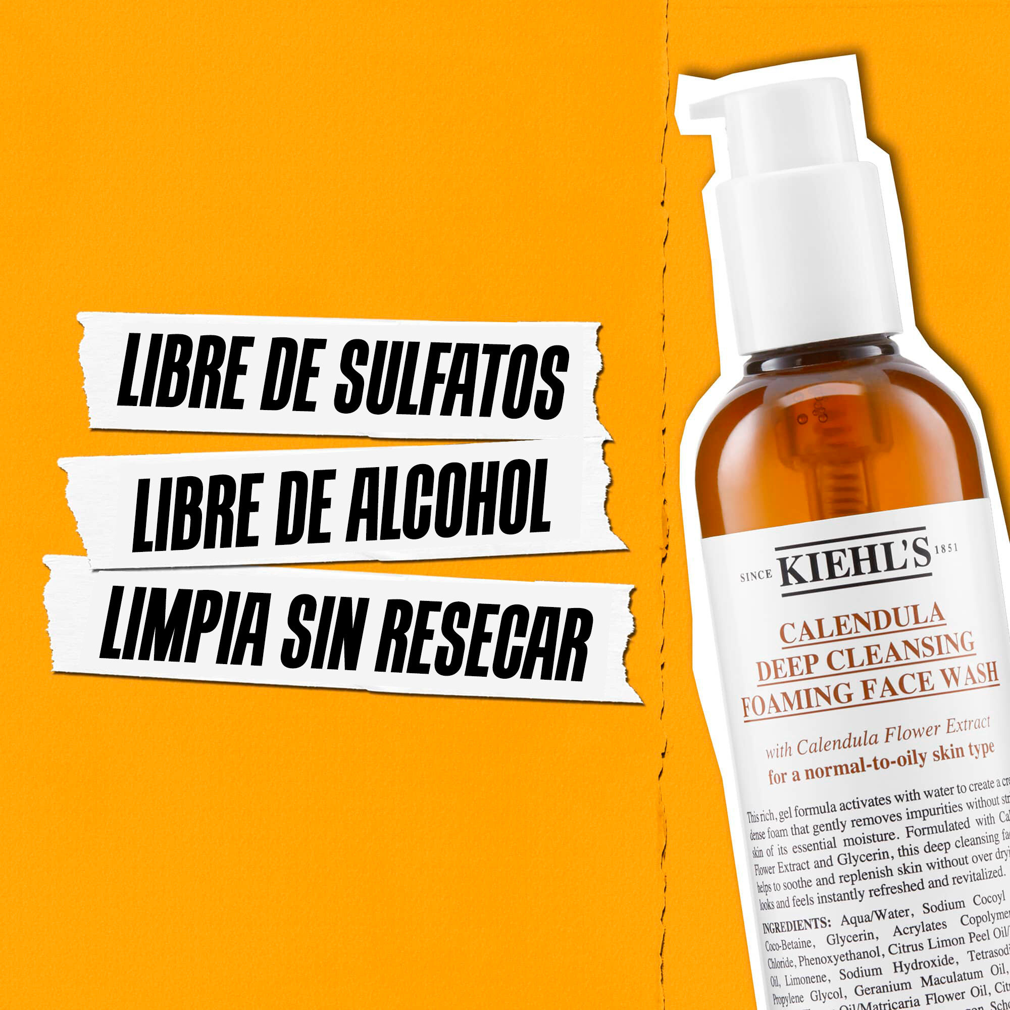 Calendula Deep Cleansing Foaming Face Wash